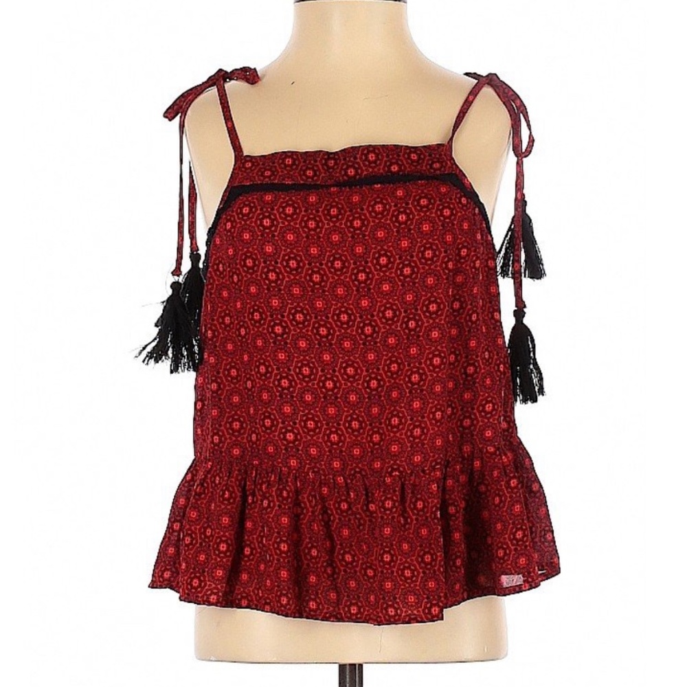 Sleeveless Peplum Top